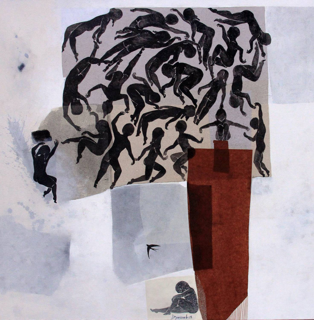 توق دائم إلى التحرر (لوحة للفنانة ريم ياسوف)