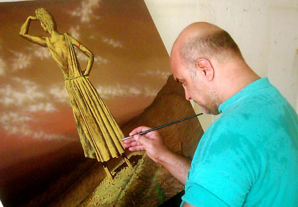 فنان مهووس بالرسم